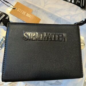 Steve Madden Black Belt Bag
